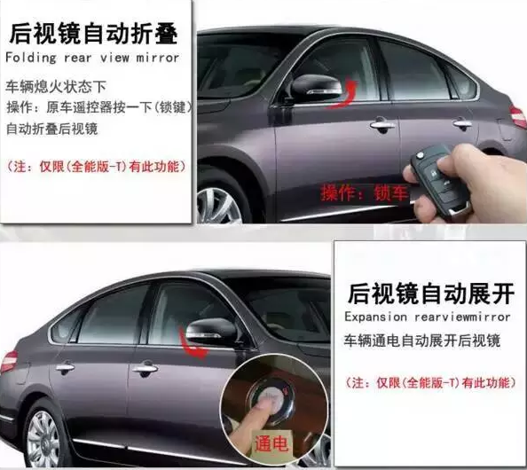 汽車后視鏡自動(dòng)折疊器